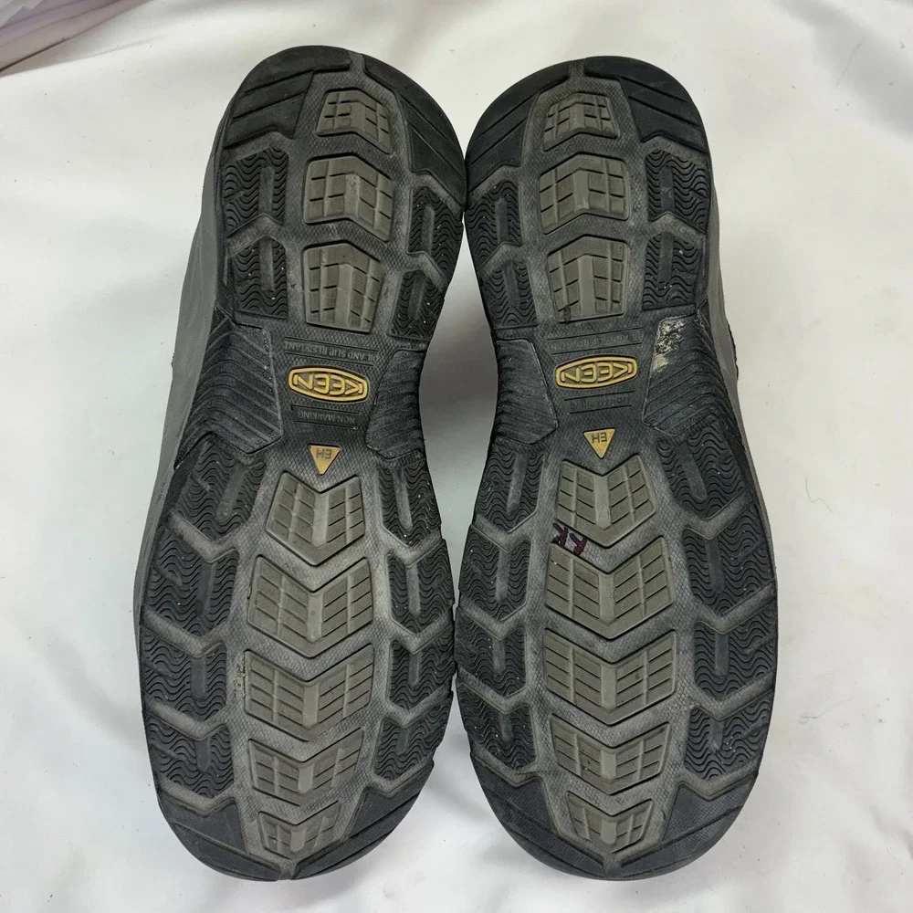Keen Atlanta Cool II Steel Toe Men's US 10.5 D Black Gray Resistant Work Boots